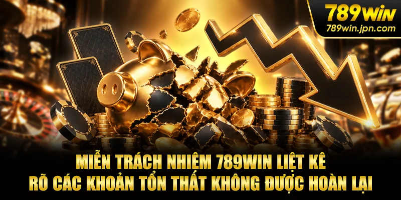 Miễn trách nhiệm 789WIN liệt kê rõ các khoản tổn thất không được hoàn lại