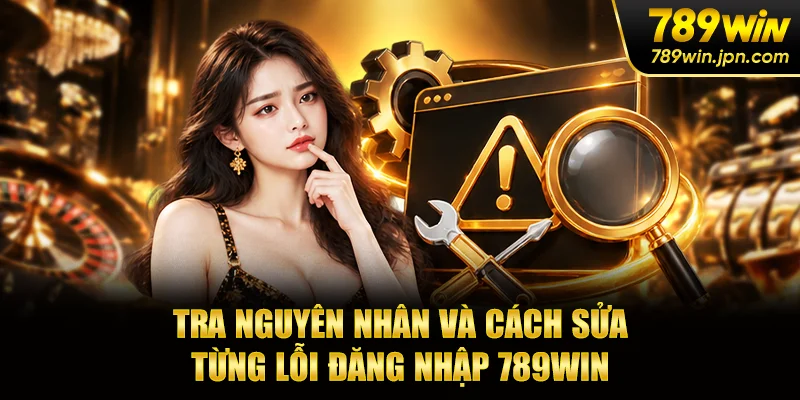 Tra nguyên nhân và cách sửa từng lỗi đăng nhập 789win